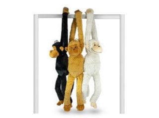 Obrázek z Opice dlouhé ruce plyš 48cm, suchý zip, 3dr 